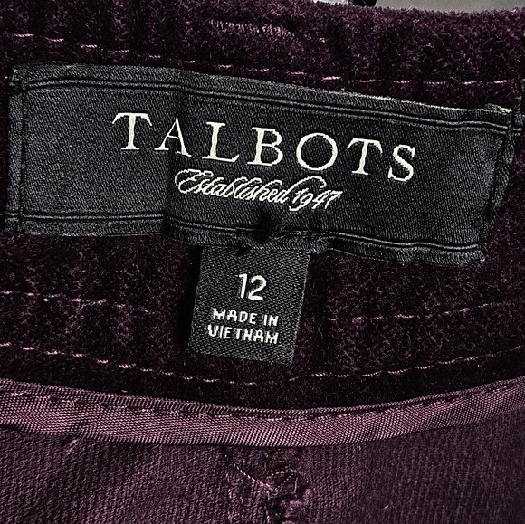 Talbots Purple Midi Skirt Size 12 - Picture 6 of 7